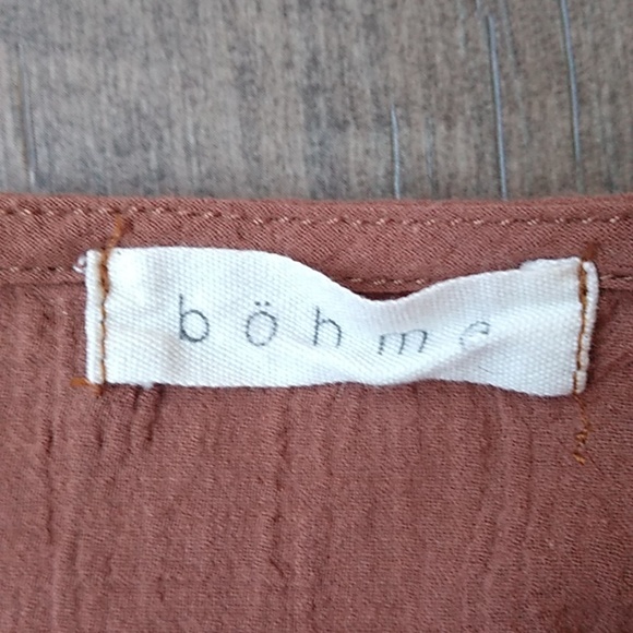 Böhme Crop Top Oversized with Ruffle Size S/M - Picture 2 of 9